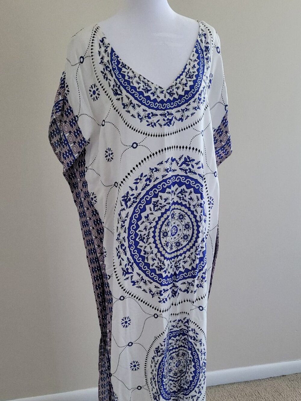CUPSHE Women's Cover Up Boho Print Bat Sleeve